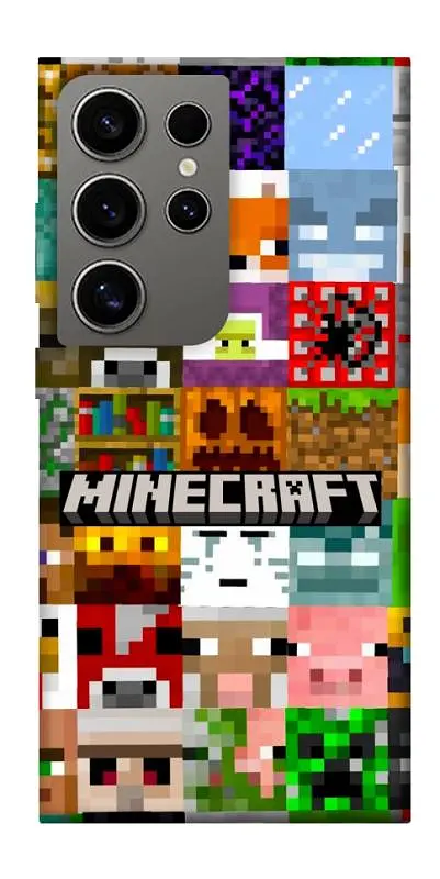 Чохол Demsky Minecraft collage для Samsung Galaxy S24 Ultra