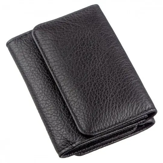 Гаманець для жінок зі шкіри ST Leather 18886 чорний - фото 5
