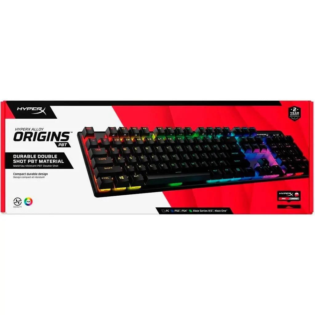 Клавіатура HyperX Alloy Origins PBT RGB Mechnical Red 639N3AA [82126] - фото 8