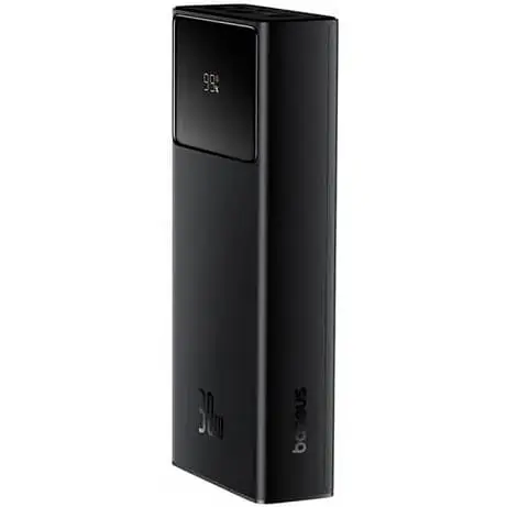 Зовнішній акумулятор Baseus Star-Lord Digital Display 30W 20000mAh P10022904113-00 чорний - фото 2
