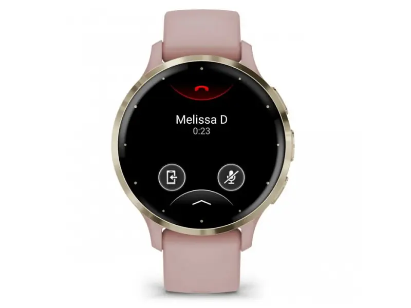 Смарт-годинник Garmin Venu 3S Soft Gold S. Steel Bezel w. Dust Rose Case and S. Band (010-02785-03) - фото 2