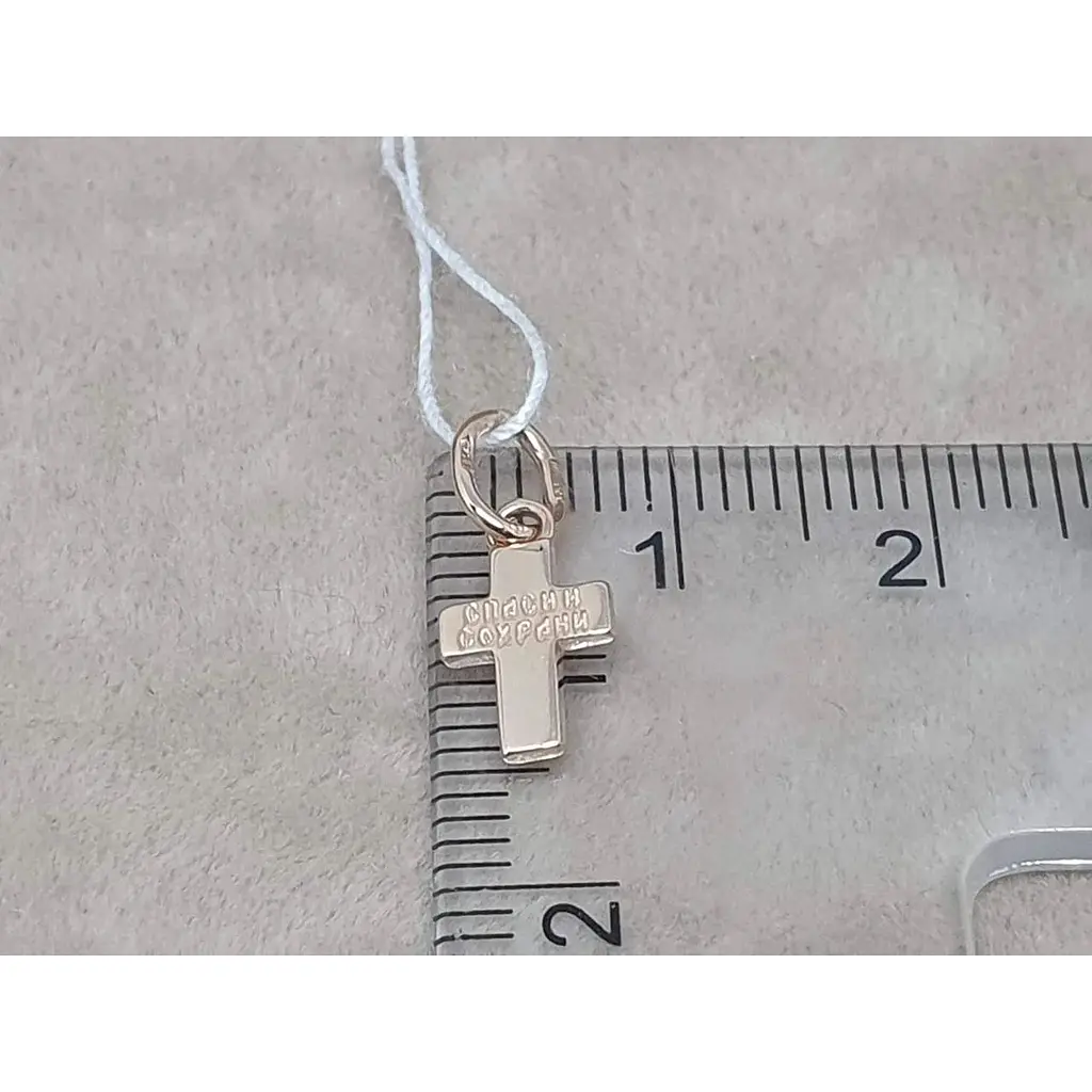 Золотой крестик Tango Спаси и сохрани. 240238 - фото 6