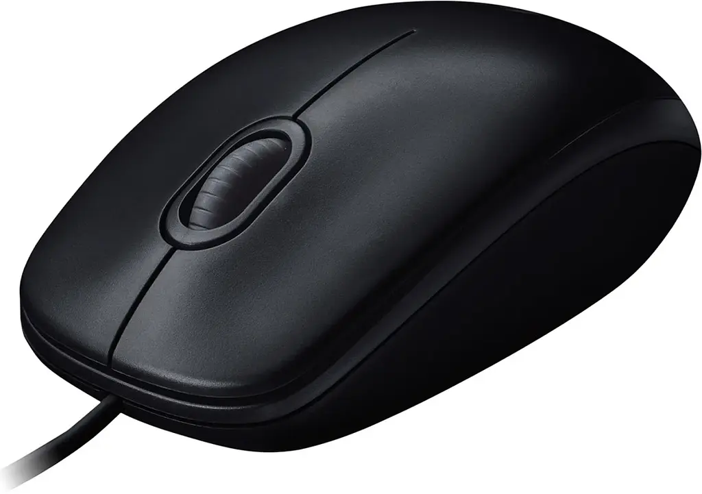 Миша Logitech M100 Full-Size Corded Mouse USB black (910-006652) - фото 3