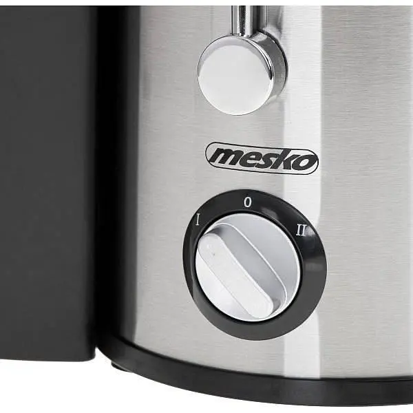 Соковыжималка центрифужная Mesko MS 4126 600 Вт нержавеющая сталь + контейнер для сока 0.45 л черная - фото 4