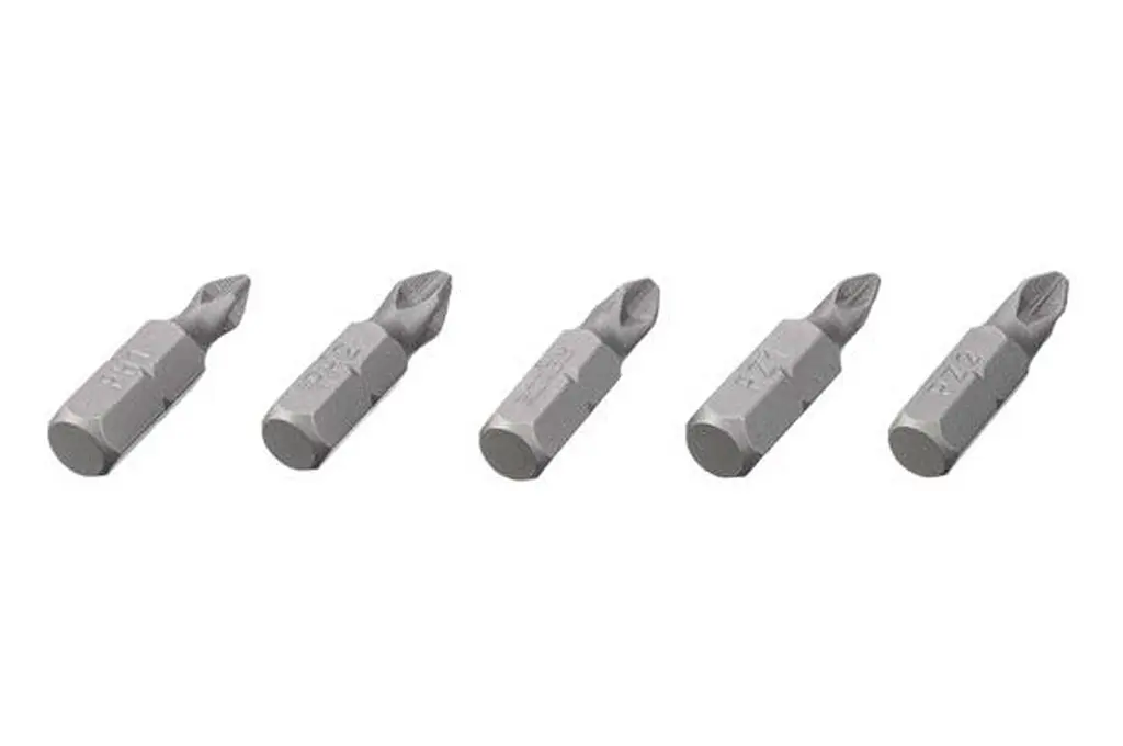 Набір біт викруткових насадок хрестоподібних Intertool PH1 x PH2 x PZ1 x PZ2 x 25 мм Storm (в упаковці 5 шт.) - фото 2