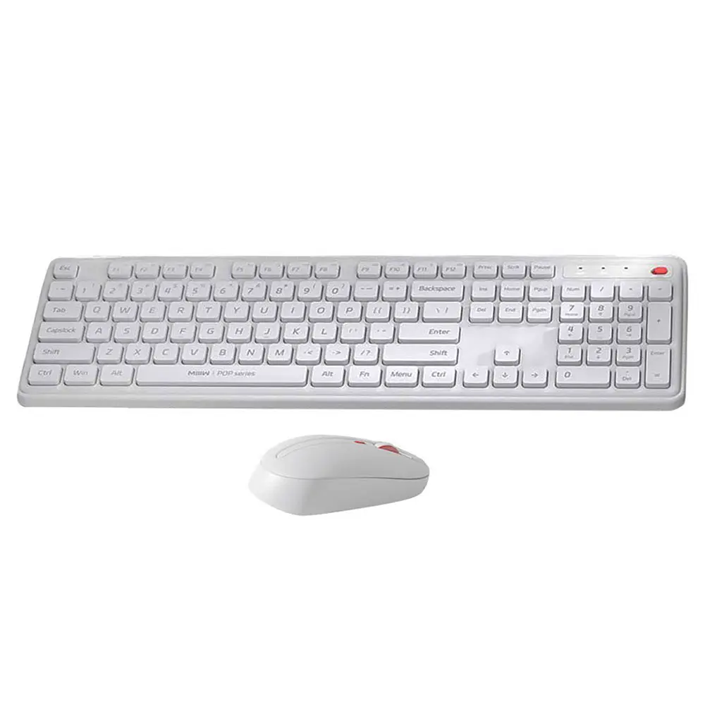 Бездротова клавіатура та миша Xiaomi MiiiW POP Combo Gen 3 (MW24PB03) White - фото 2