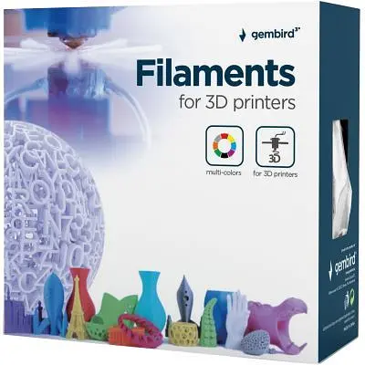 Пластик для 3D-принтера Gembird PLA, 1.75 мм, 1кг, transparent (3DP-PLA1.75-01-TR) - фото 2