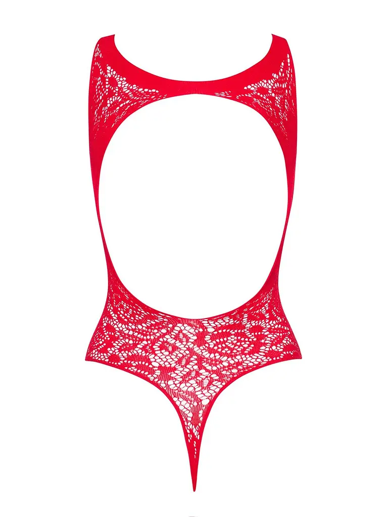 Боді Obsessive B120 S/M/L червоний - фото 7