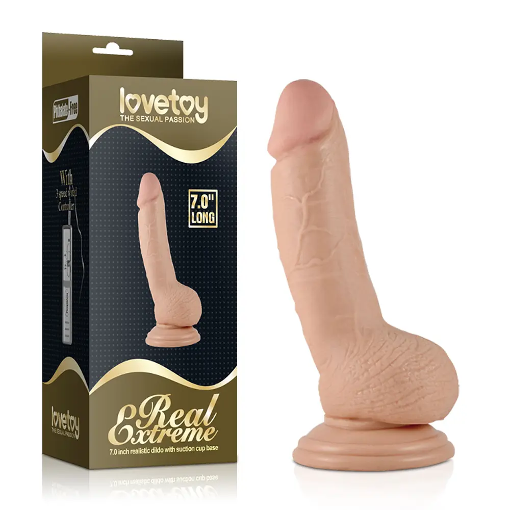 Фалоімітатор - Real Extreme Dildo 7" #1 - фото 5