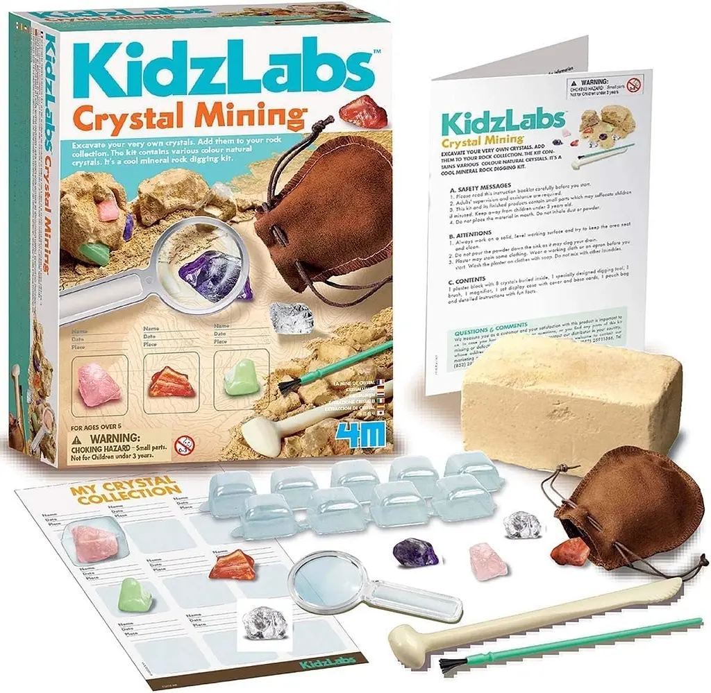 Набір для досліджень 4M KidzLabs Видобуток мінералів (00-03252) - фото 3