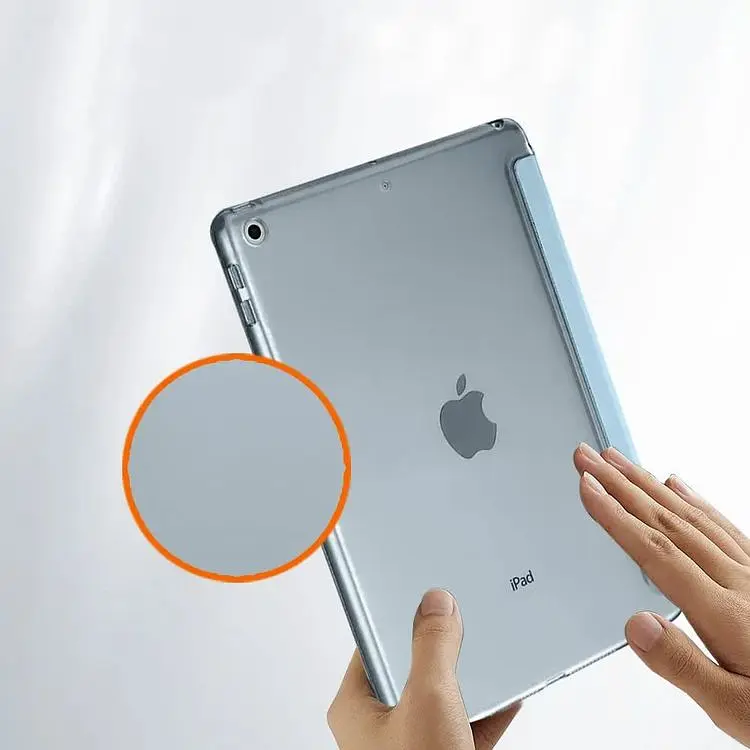 Чохол-книжка BeCover Tri Fold Hard для Apple iPad 10.2 2019/2020/2021 Light Blue (711126) - фото 3