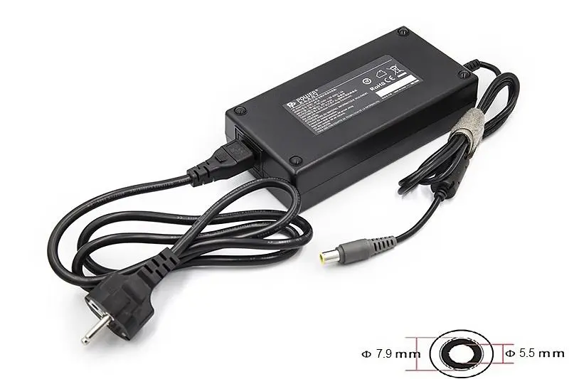 Блок живлення для ноутбуків PowerPlant IBM/LENOVO 220V, 170W 20V 8.5A (7.9*5.5) (IB170H7955)