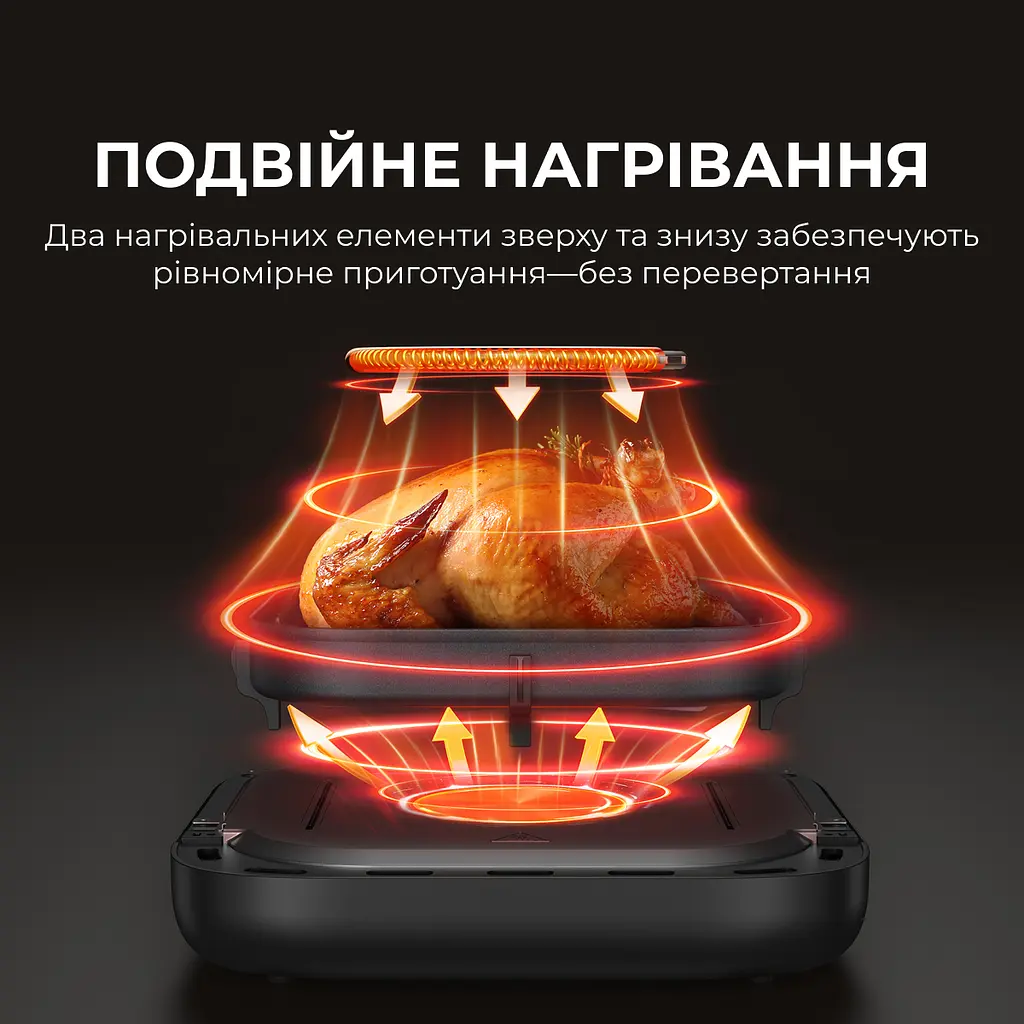 Мультипечь MOVA AeroChef FD10 Pro Black - фото 6