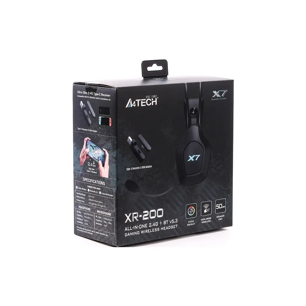 Навушники A4Tech XR-200 Black (4711421001410) - фото 7