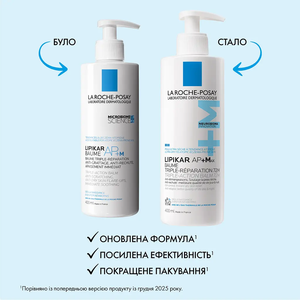 Бальзам для тіла La Roche-Posay Lipikar AP+M 400 мл (MB235800) - фото 3