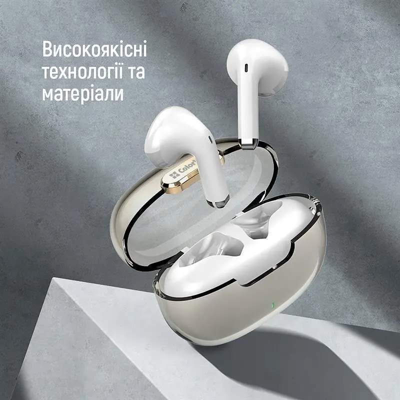 Bluetooth-гарнітура СolorWay Slim TWS-2 Earbuds Білий (CW-TWS2WT) - фото 10