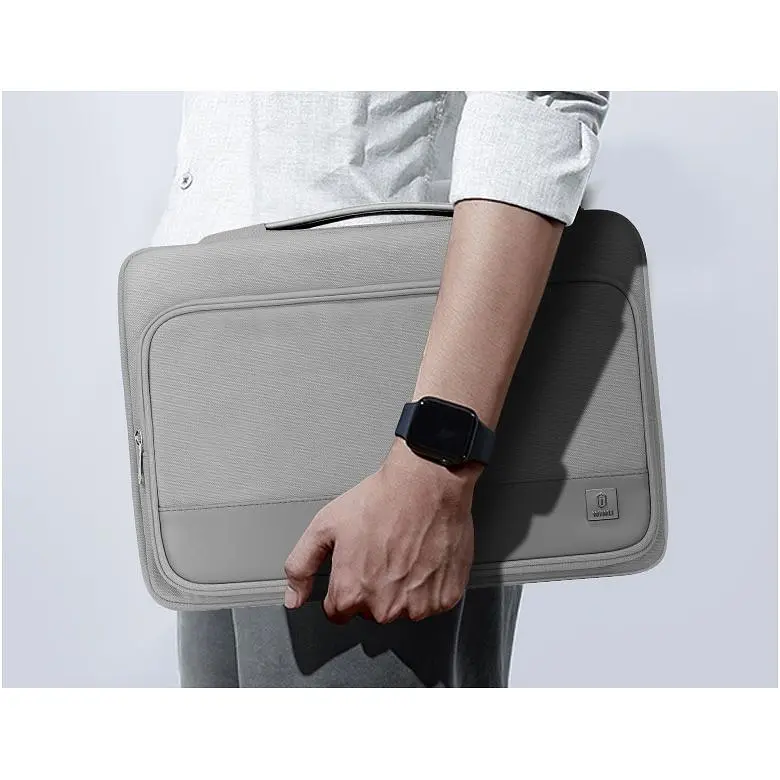 Сумка для ноутбука WiWU Cozy Classic Sleeve Series MacBook 16` Gray [151950] - фото 3