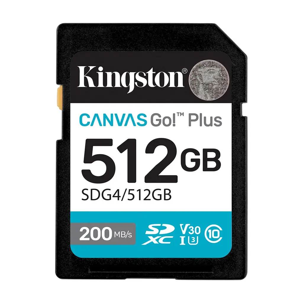 Карта пам'яті Kingston 512GB SDXC сlass 10 UHS-I U3 V30 Canvas Go Plus G4 (SDG4/512GB)