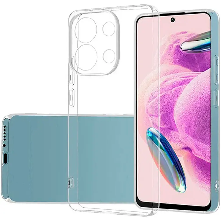 Чохол Lakshmi Case TPU Full Camera для Redmi Note 13 Pro 4G Transparent [104918] - фото 2