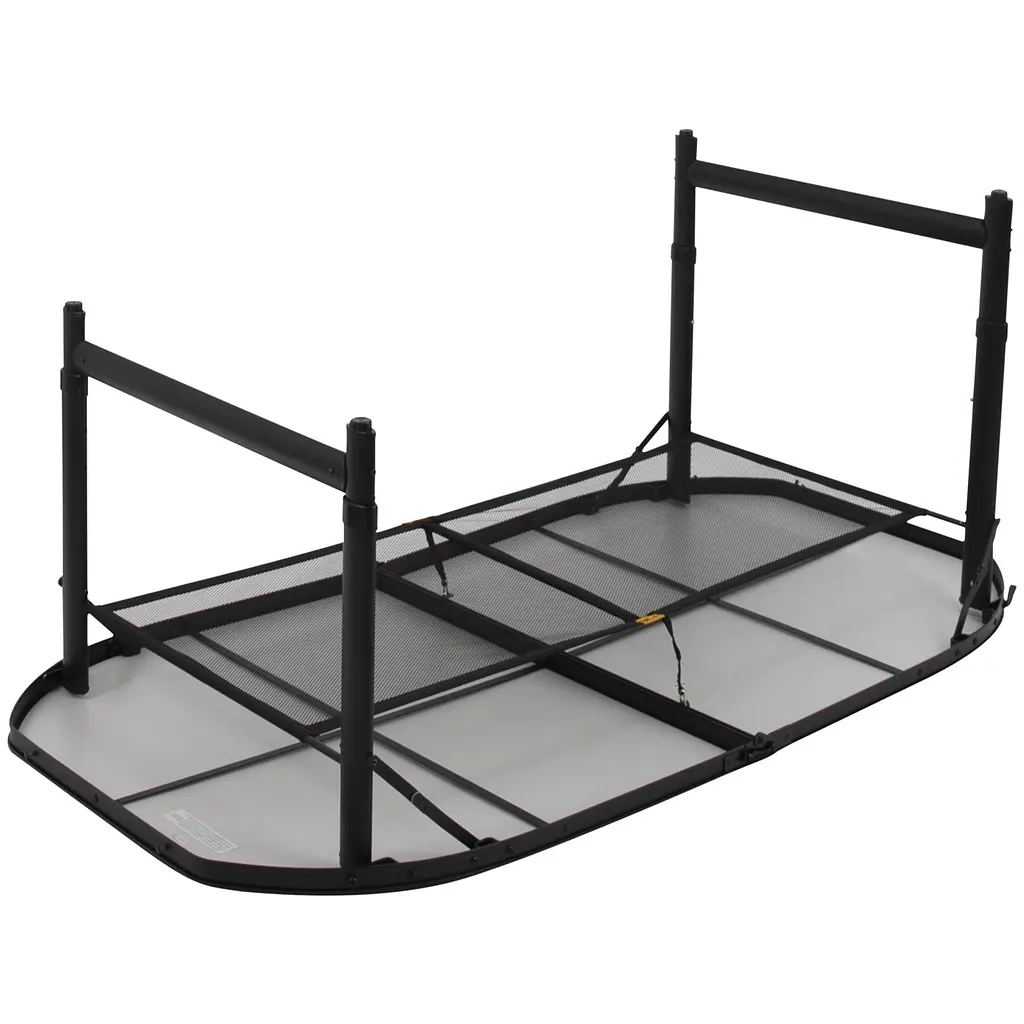 Складний стіл Bo-Camp Northgate Oval 150x80 cm Black/Grey (1404188), Сірий - фото 6