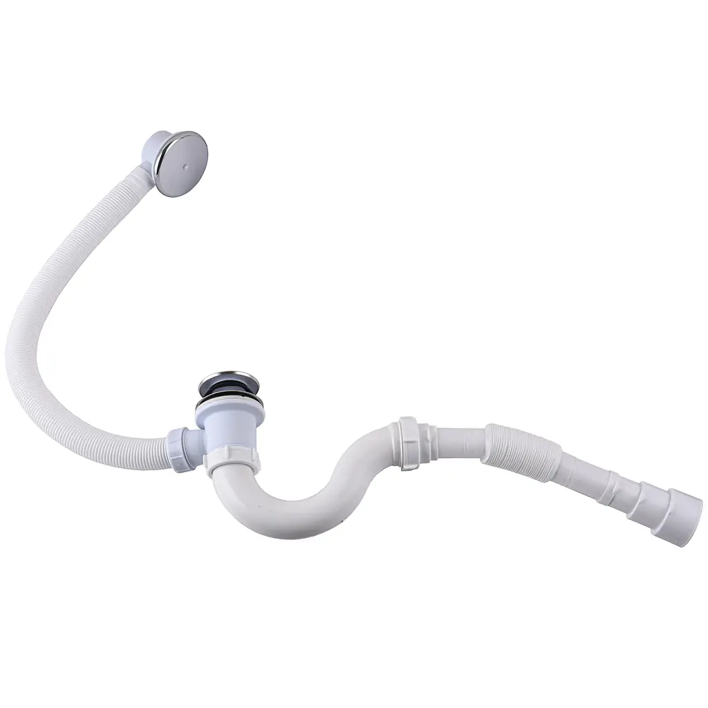 Сифон для ванни Waterstal Click-Clack з гнучкою трубою 32/40/50 (А-14089)