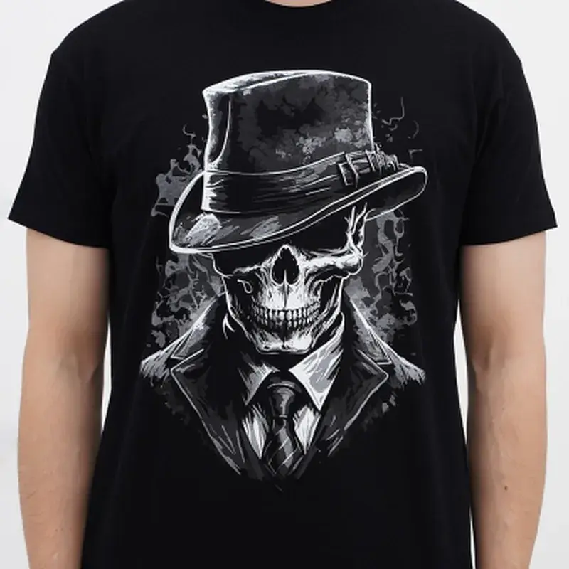 Футболка Sol's Imperial Gentlemen's skull насичений чорний L (11500309/395L) - фото 4