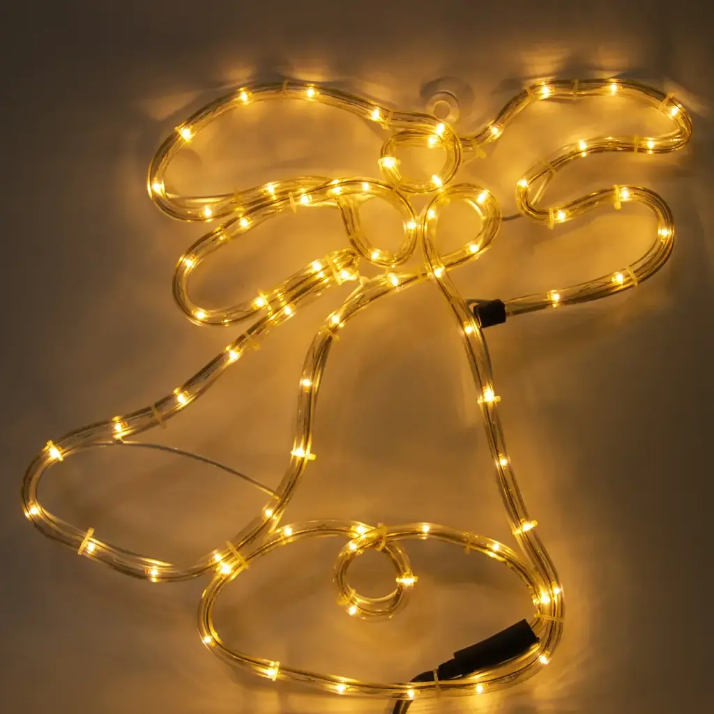 Новогодняя LED декорация Devilon Колокольчики дюралайт 39х33 см (051786) - фото 2