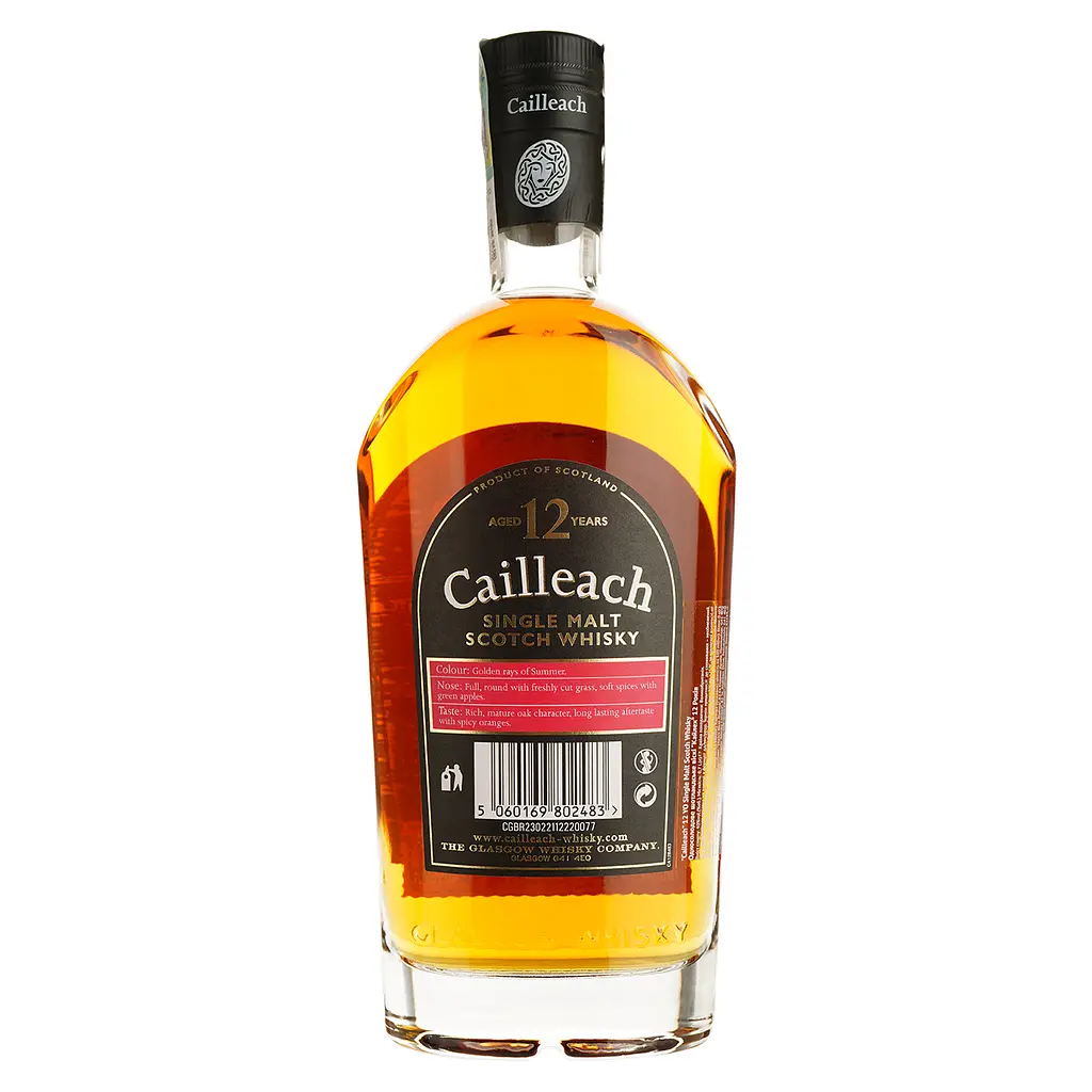 Виски Cailleach 12 yo Single Malt Scotch Whisky 40% 0.7 л - фото 3