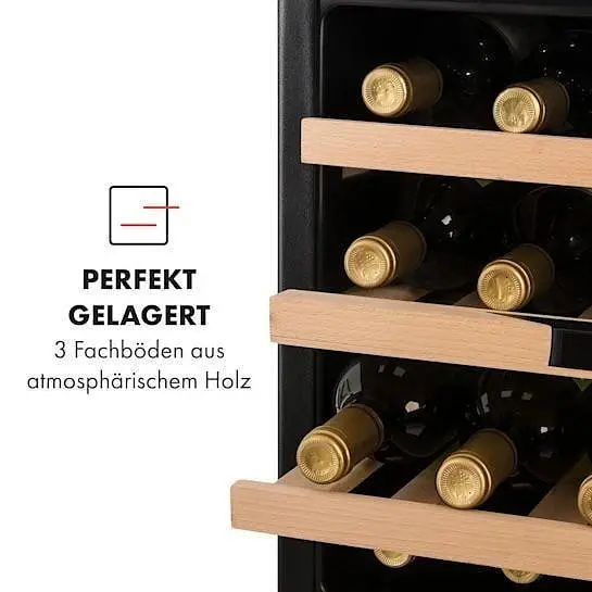 Винный холодильник встроенный Klarstein Vinsider 24 Onyx Edition (10032965) - фото 6