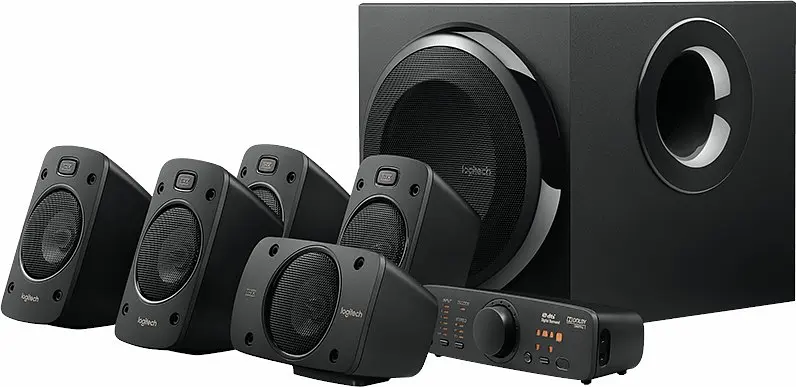 Колонки для домашнего кинотеатра Logitech Z906 5.1 Surround Sound Speaker System (980-000468) - фото 2