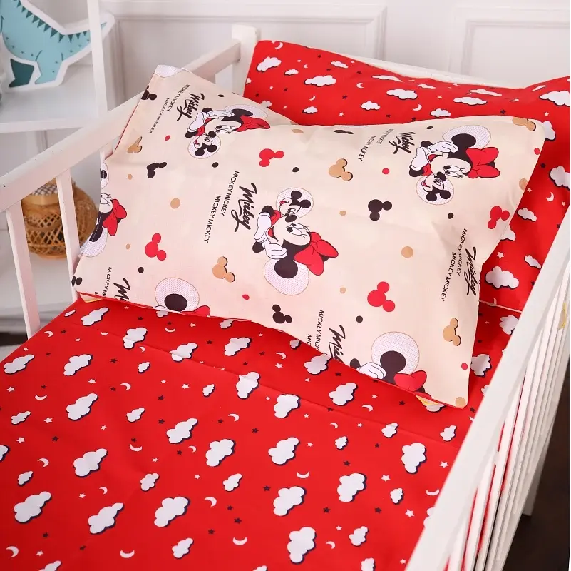 Простыня на резинке MirSon Kids Time 20-0027 Mine mouse 70х140 см (2200009637681) - фото 2