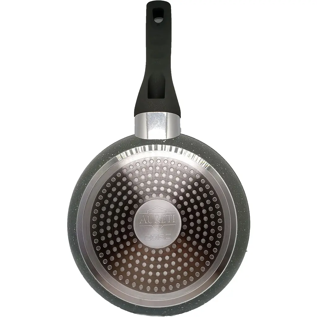 Сковорода Aureti Grey Marble 24 см (AU-302-24) - фото 3
