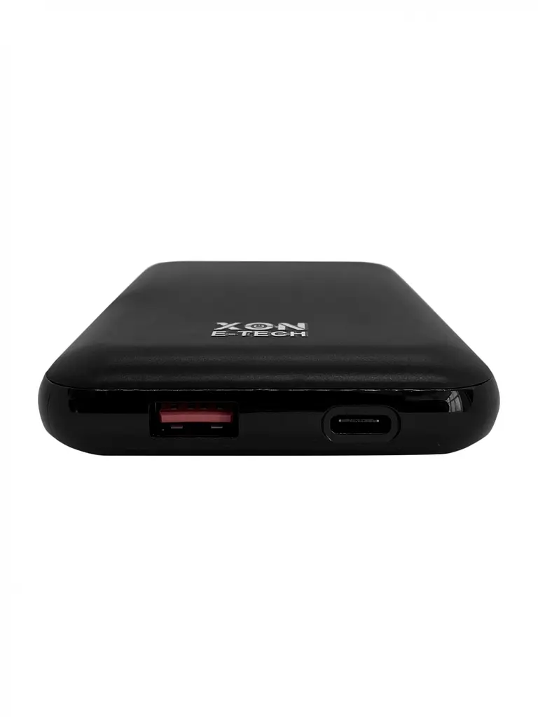 Портативна магнітна бездротова батарея 10000 mAh XON PowerBank Magsafe (YC1X2) 15W Black (5060948063135) - фото 4