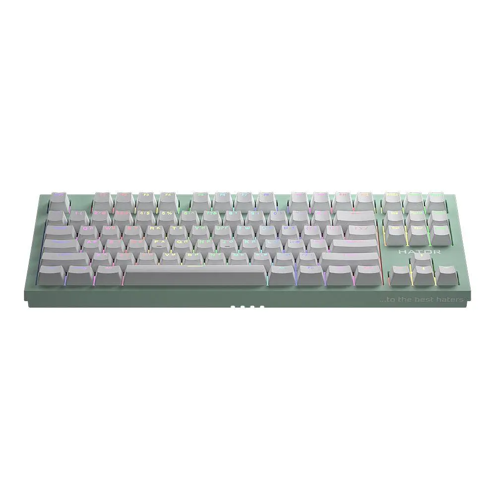 Клавіатура HATOR Skyfall TKL PRO Kailh BOX Red RGB Wireless Mint (HTK-667) Б/в - фото 2