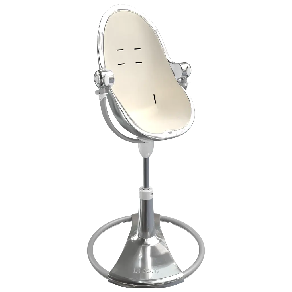 Стульчик для кормления Bloom Fresco Silver/Coconut white (E10535-S\E10516-CWL) - фото 5