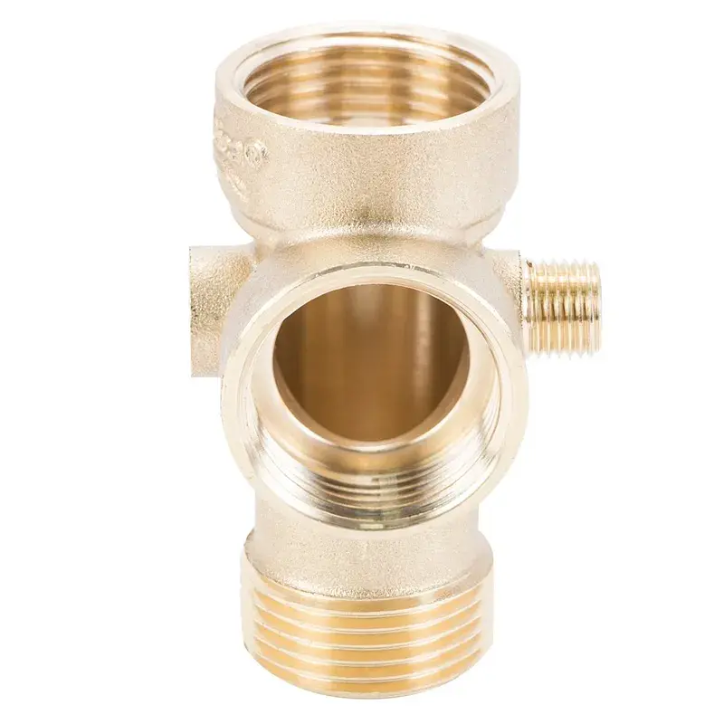 З"єднувач п'яти вивідний 80мм 1"м×1"F×1"F×1/4"M×1/4" F∠180° AQUATICA (779599) - фото 2