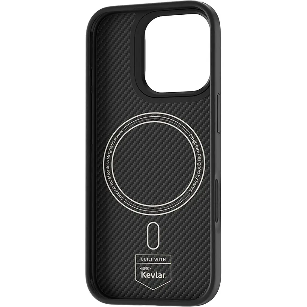 Чехол Benks Montage ArmorPro Kevlar Case 600D/1500D MagSafe для Apple iPhone 16 Pro Max Black (6948005905088) [117758] - фото 3