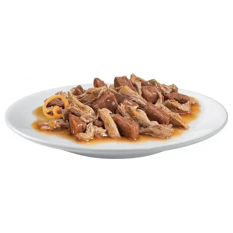 Вологий корм для котів Gourmet Gold з качкою та індичкою в підливі 85 г 12592068 - фото 2
