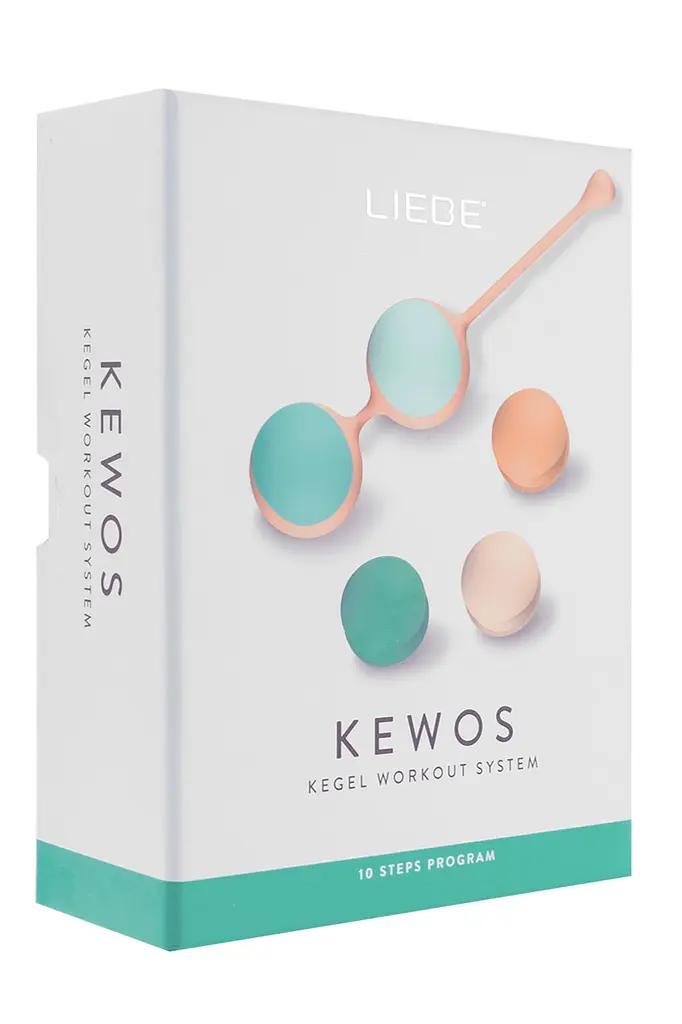 Вагінальні кульки Liebe Pleasure Toys Kewos, 14 см, м'ятний - фото 5