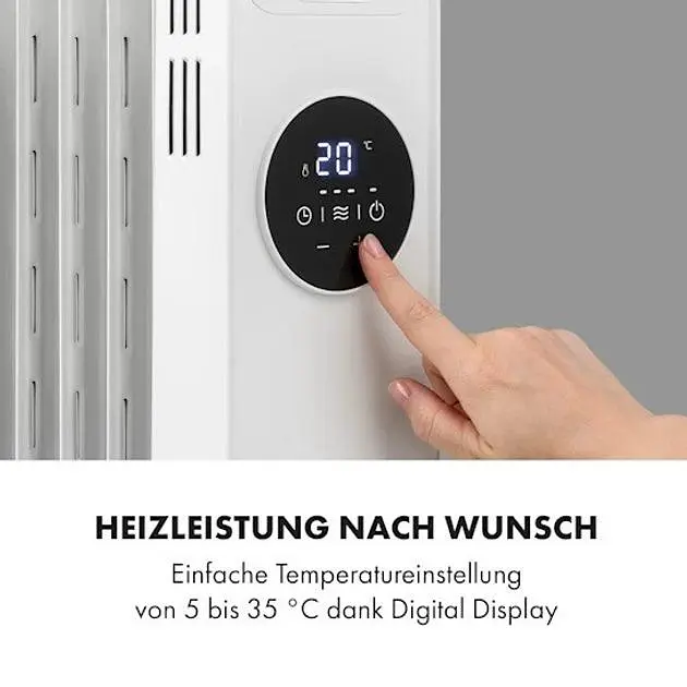 Масляный обогреватель Klarstein Thermaxx Heatstream (10035055) - фото 3