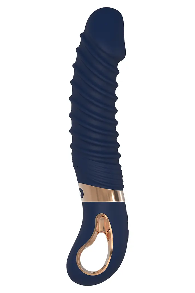 Вибратор Dreamtoys Goddess Collection Nereos 23 см синий - фото 3