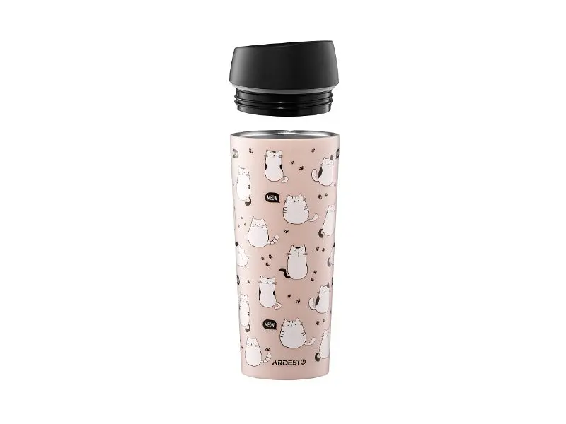 Термокухоль Ardesto Coffee Time Cats 450 мл (AR2645FC) - фото 2