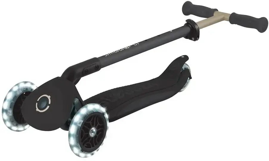 Самокат Globber Go Up Deluxe Lights 5 в 1 колеса з підсвіткою чорний (646-720-2) - фото 4