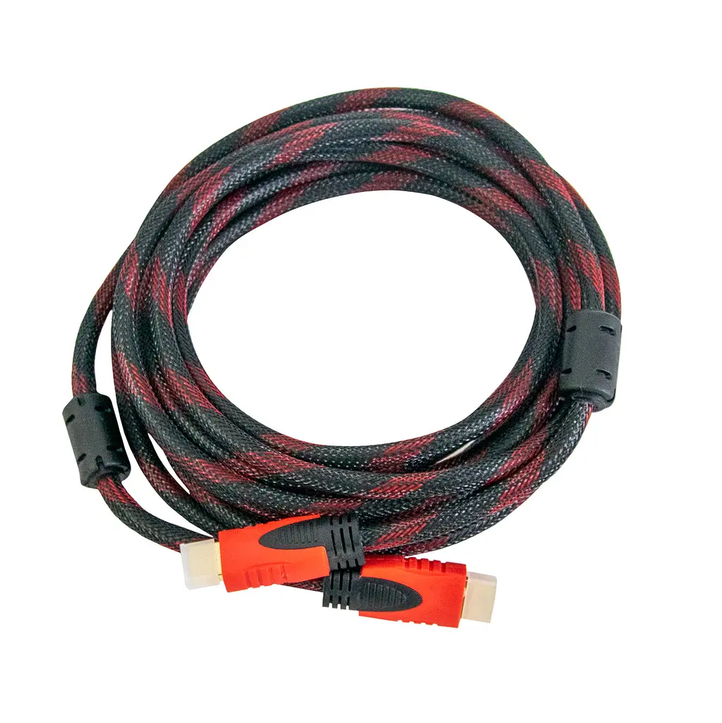 Кабель HDMI-HDMI V1.4 15 м, подовжувач відеосигналу, нейлонова оплітка - фото 5
