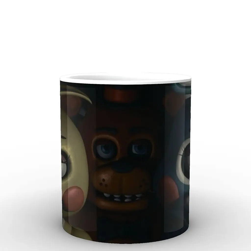 Кухоль GeekLand Five Nights At Freddys П'ять ночей з Фредді постер FN.02.010.580 330 мл білий - фото 1
