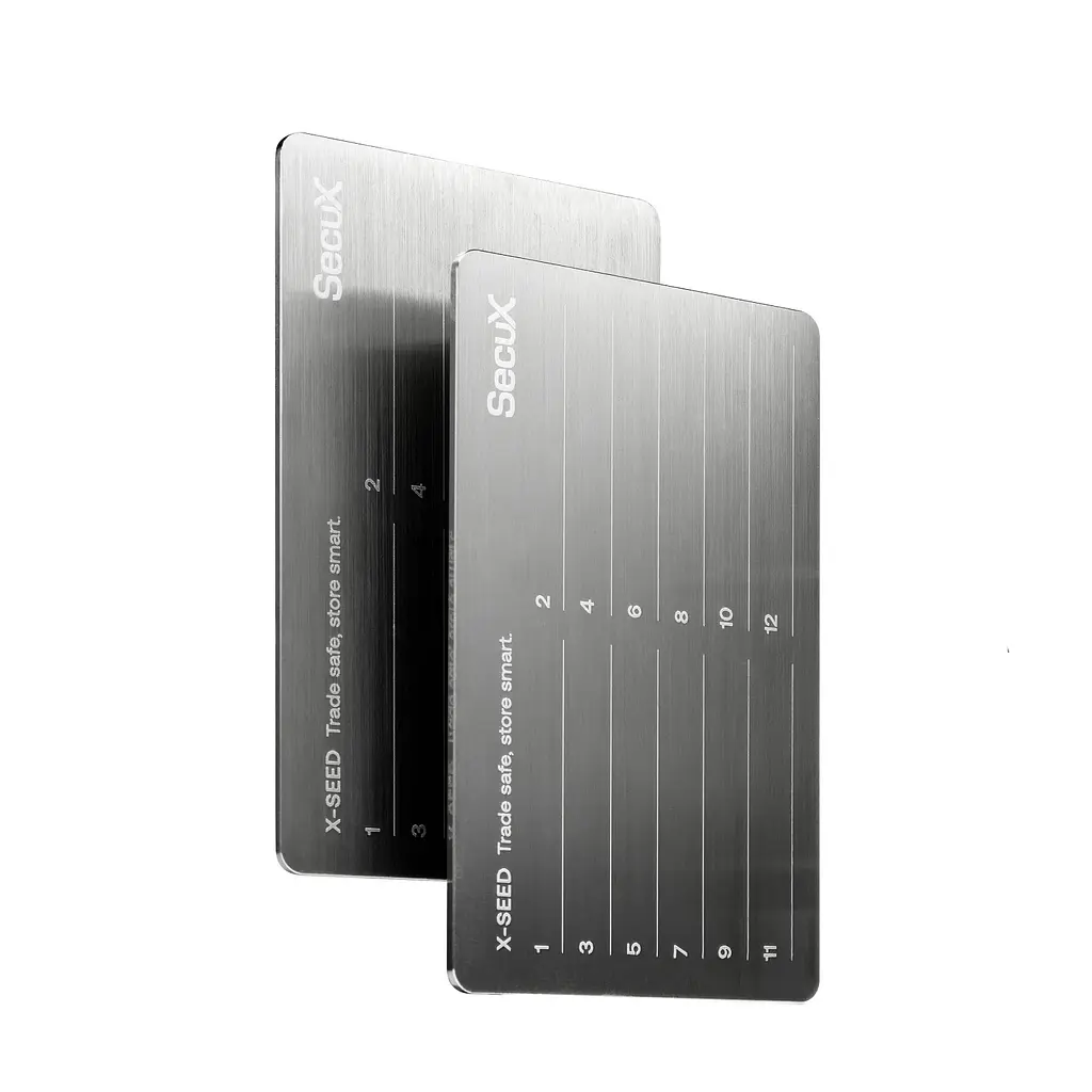 Апаратний гаманець SecuX Neo-X Premium Metallic Edition з двома мнемонічними пластинами, Bluetooth та USB-C Чорний - фото 17