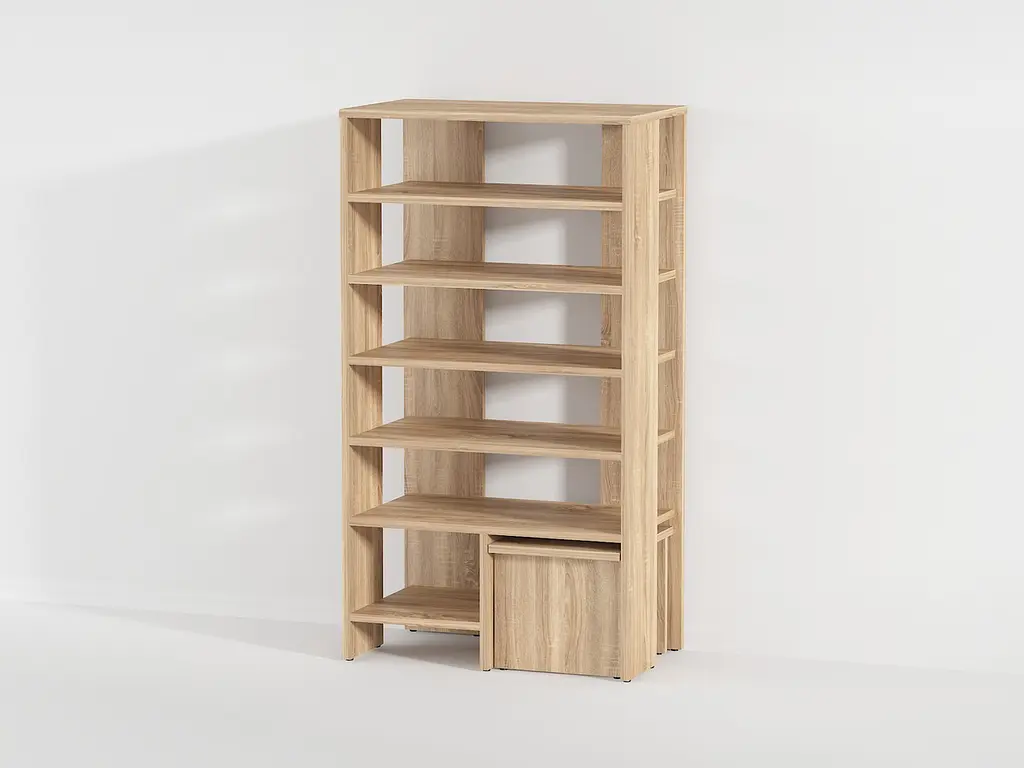 Полиця для взуття Flamecame висока табуретка з ДСП II F-79 - фото 7