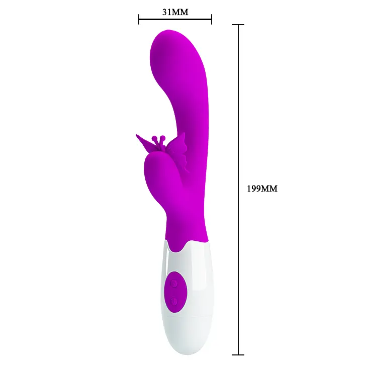 Вібратор Pretty Love Butterfly Kiss Vibrator Purple - фото 4