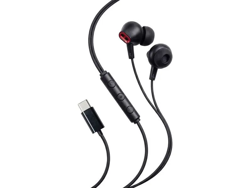 Навушники з мікрофоном Vention Echo Lite USB-C In-Ear Wired Black (GBBBAV)