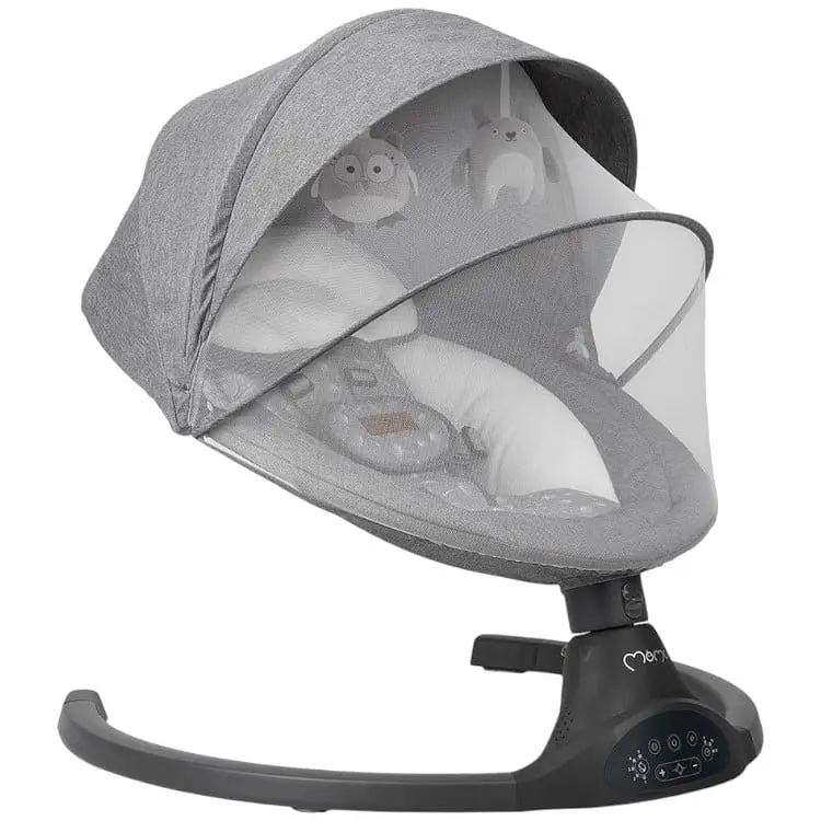 Заколисуючий центр MoMi Kenani Dark Grey - фото 3